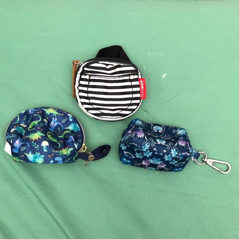 🎁 Three Binky Holder Pouches Set